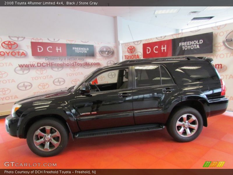 Black / Stone Gray 2008 Toyota 4Runner Limited 4x4