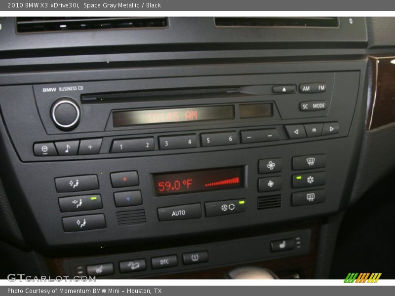 Space Gray Metallic / Black 2010 BMW X3 xDrive30i