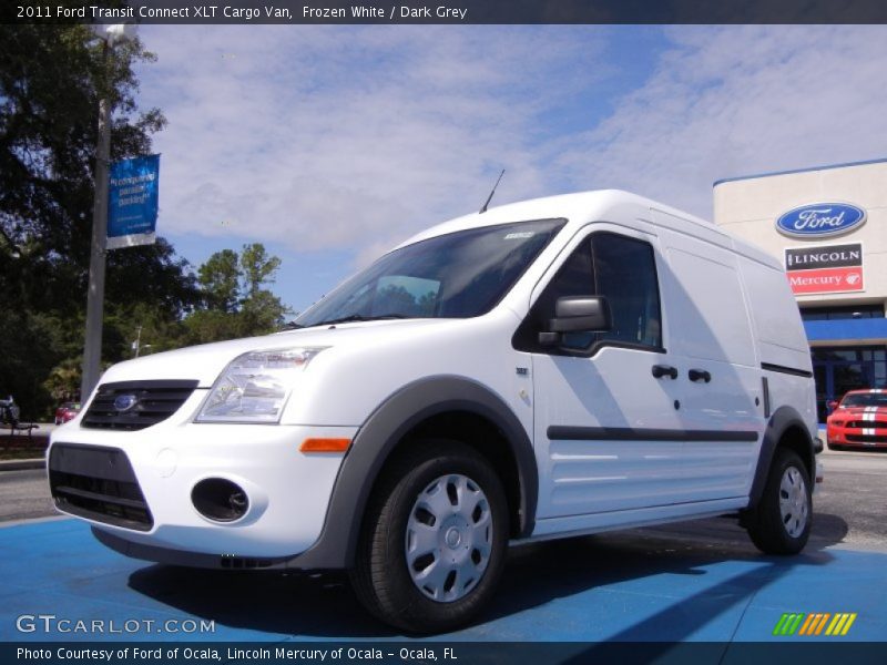 Frozen White / Dark Grey 2011 Ford Transit Connect XLT Cargo Van