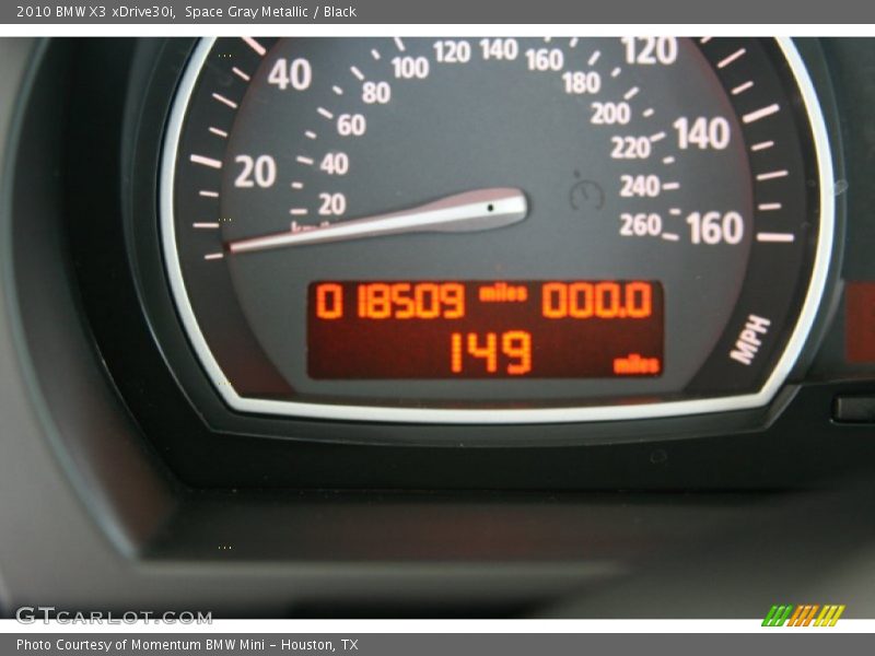 Space Gray Metallic / Black 2010 BMW X3 xDrive30i