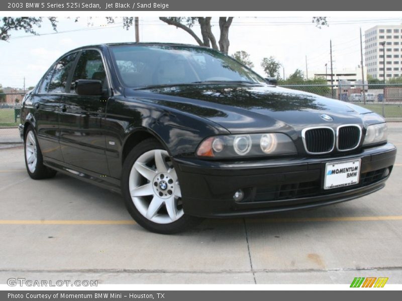 Jet Black / Sand Beige 2003 BMW 5 Series 525i Sedan