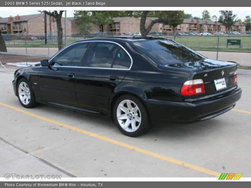 Jet Black / Sand Beige 2003 BMW 5 Series 525i Sedan