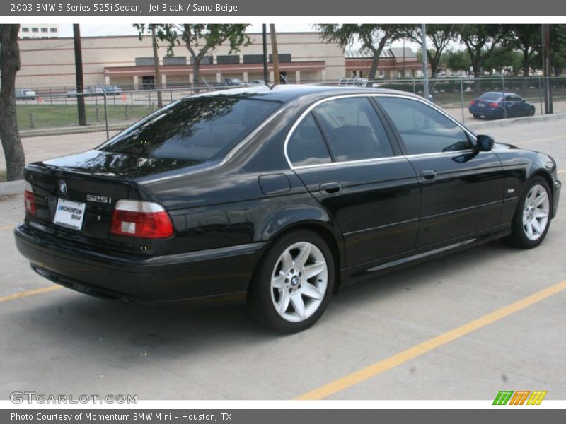 Jet Black / Sand Beige 2003 BMW 5 Series 525i Sedan