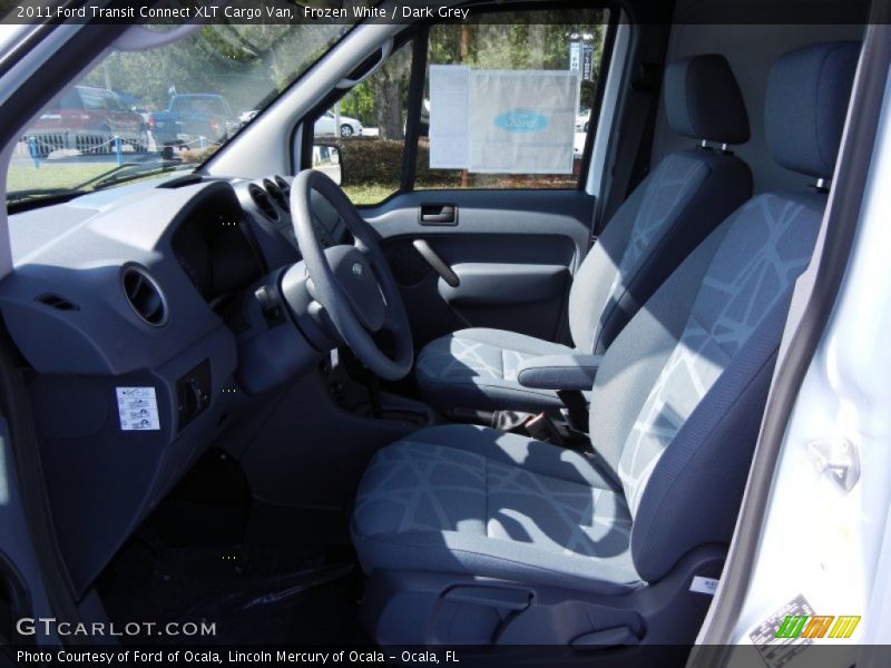 Frozen White / Dark Grey 2011 Ford Transit Connect XLT Cargo Van