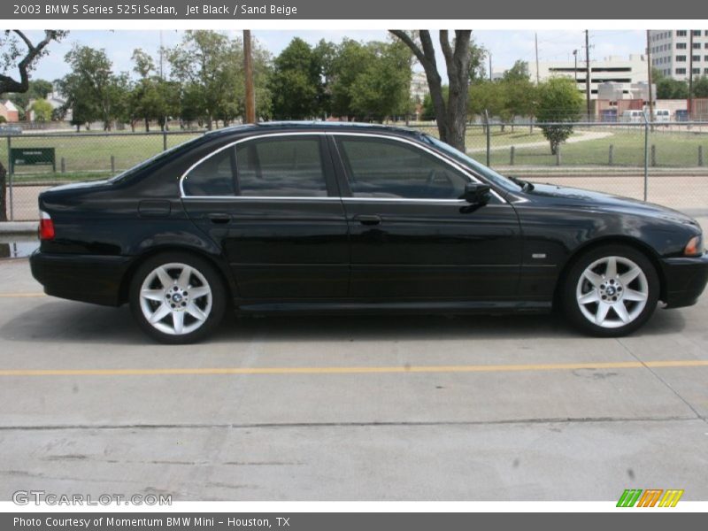 Jet Black / Sand Beige 2003 BMW 5 Series 525i Sedan