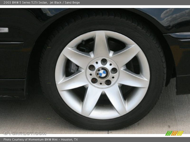Jet Black / Sand Beige 2003 BMW 5 Series 525i Sedan