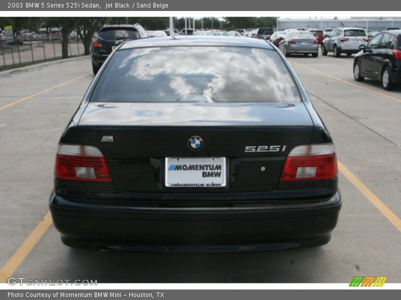 Jet Black / Sand Beige 2003 BMW 5 Series 525i Sedan