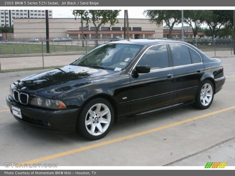 Jet Black / Sand Beige 2003 BMW 5 Series 525i Sedan