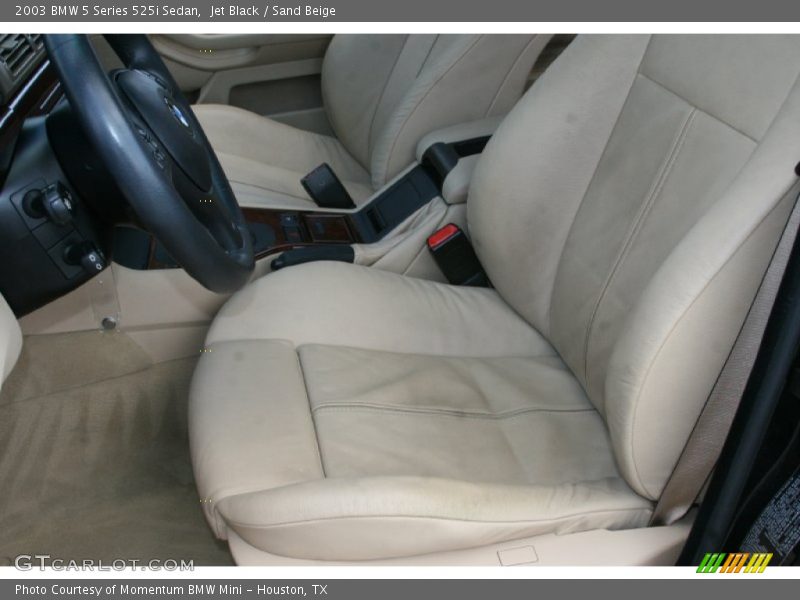 Jet Black / Sand Beige 2003 BMW 5 Series 525i Sedan