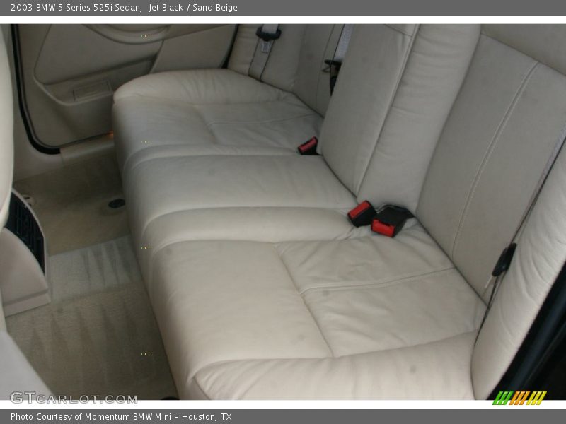 Jet Black / Sand Beige 2003 BMW 5 Series 525i Sedan