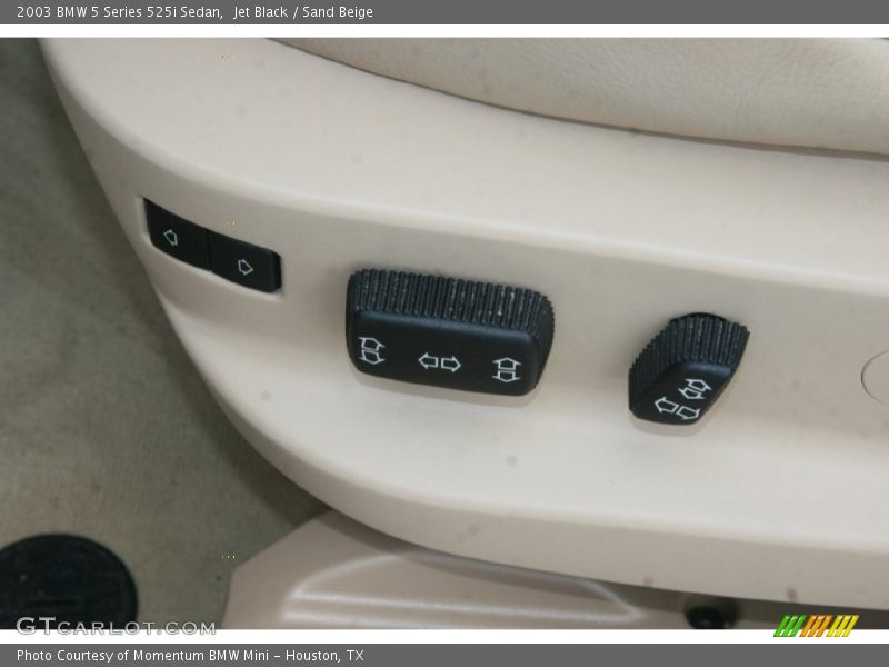 Jet Black / Sand Beige 2003 BMW 5 Series 525i Sedan