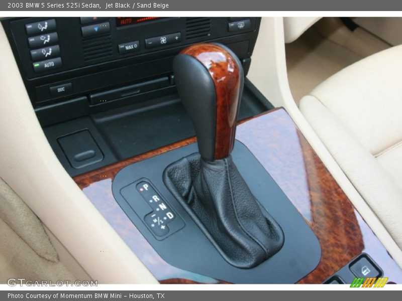 Jet Black / Sand Beige 2003 BMW 5 Series 525i Sedan