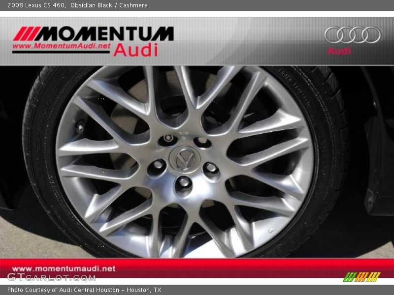 Obsidian Black / Cashmere 2008 Lexus GS 460