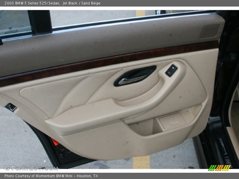 Jet Black / Sand Beige 2003 BMW 5 Series 525i Sedan