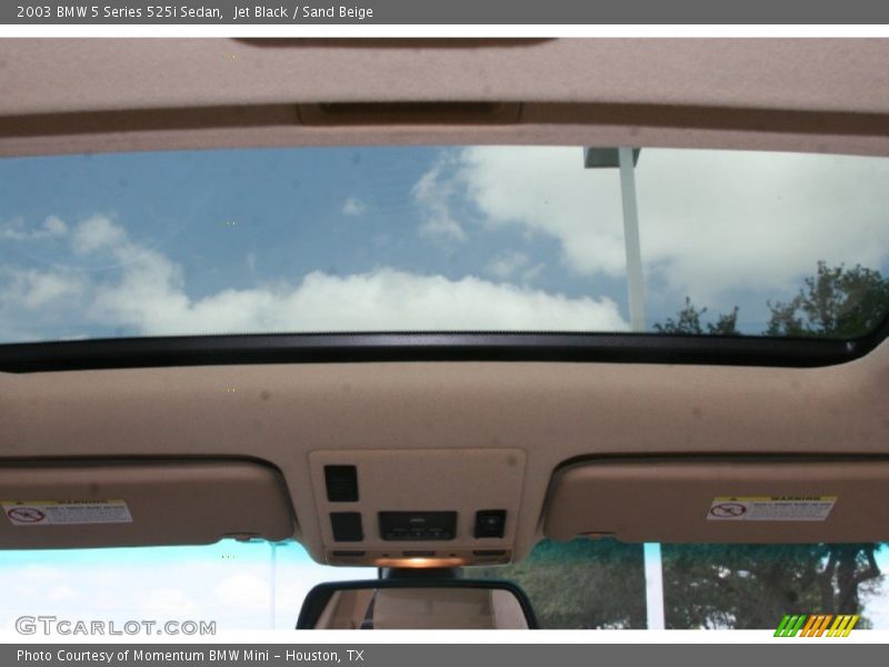 Jet Black / Sand Beige 2003 BMW 5 Series 525i Sedan