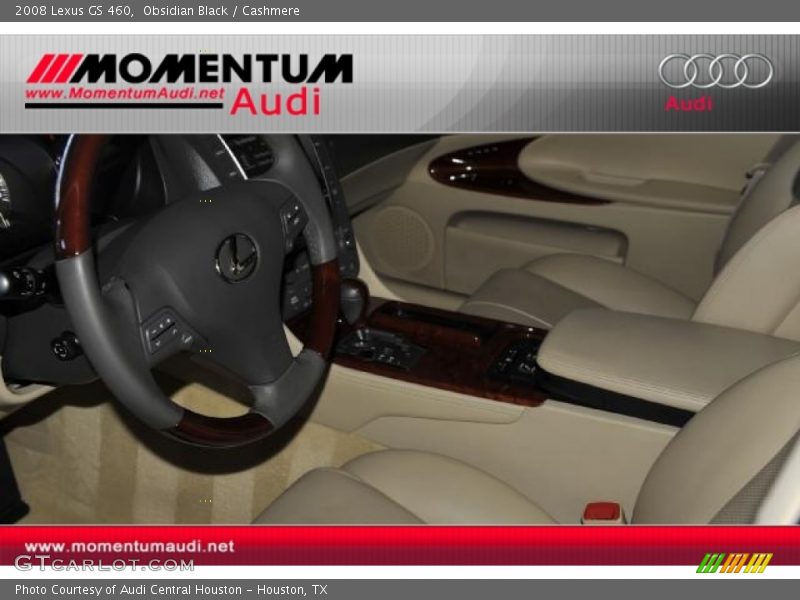 Obsidian Black / Cashmere 2008 Lexus GS 460