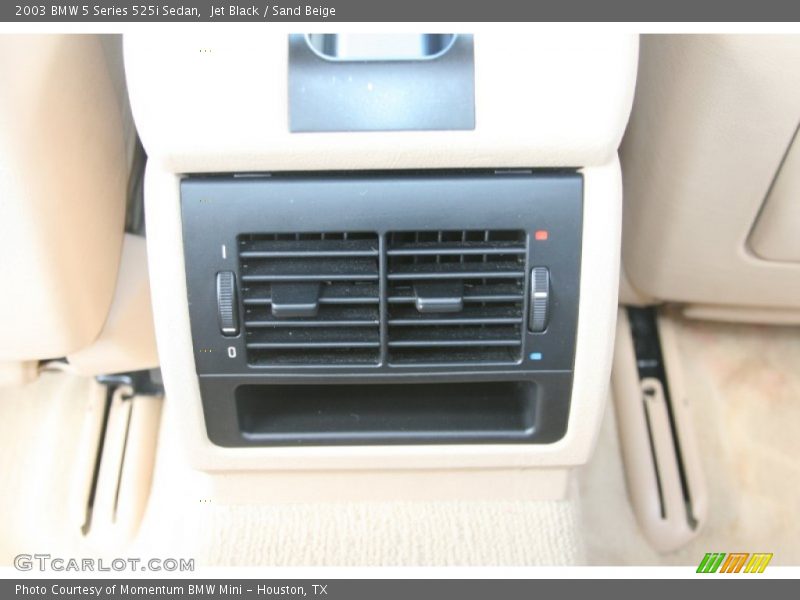 Jet Black / Sand Beige 2003 BMW 5 Series 525i Sedan