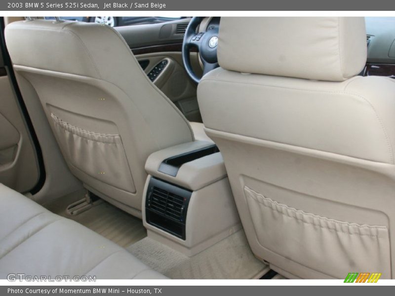 Jet Black / Sand Beige 2003 BMW 5 Series 525i Sedan