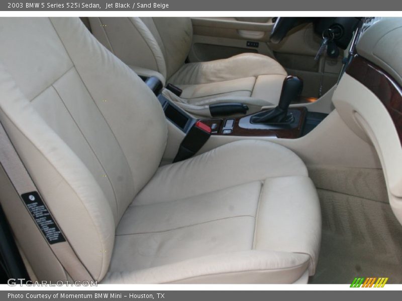 Jet Black / Sand Beige 2003 BMW 5 Series 525i Sedan