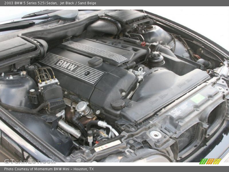Jet Black / Sand Beige 2003 BMW 5 Series 525i Sedan