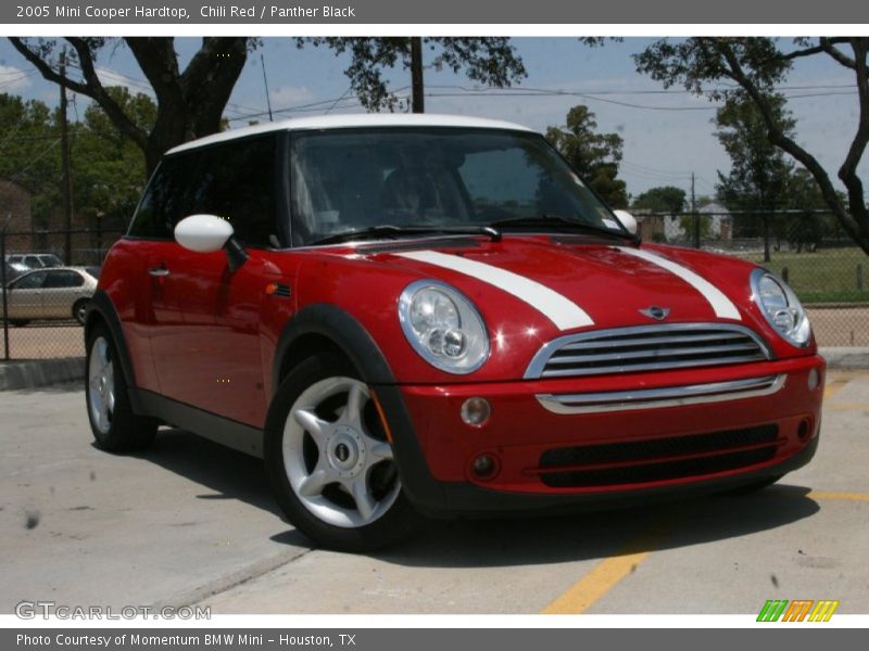 Chili Red / Panther Black 2005 Mini Cooper Hardtop