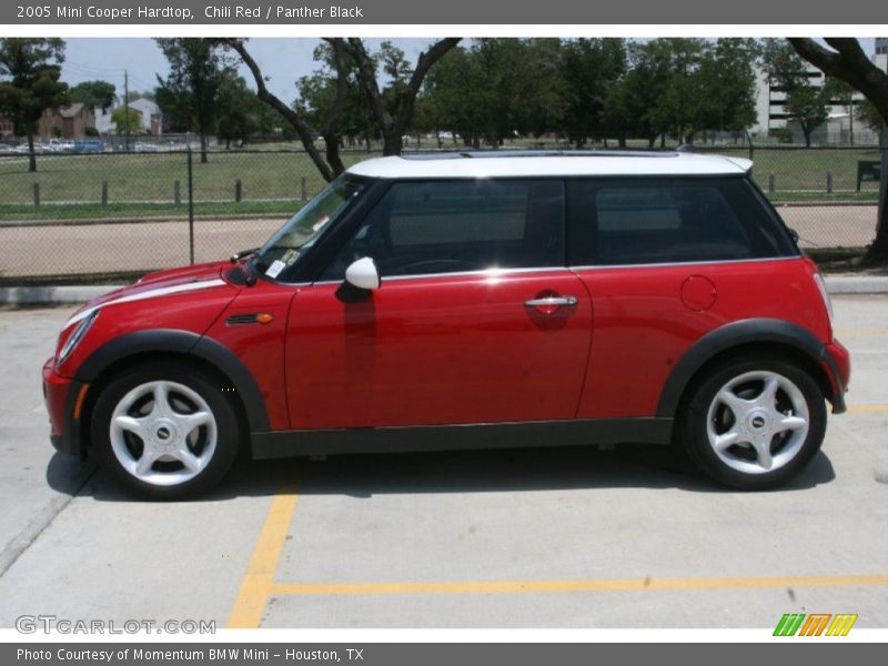 Chili Red / Panther Black 2005 Mini Cooper Hardtop