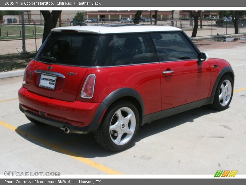 Chili Red / Panther Black 2005 Mini Cooper Hardtop