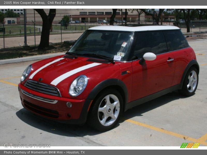 Chili Red / Panther Black 2005 Mini Cooper Hardtop