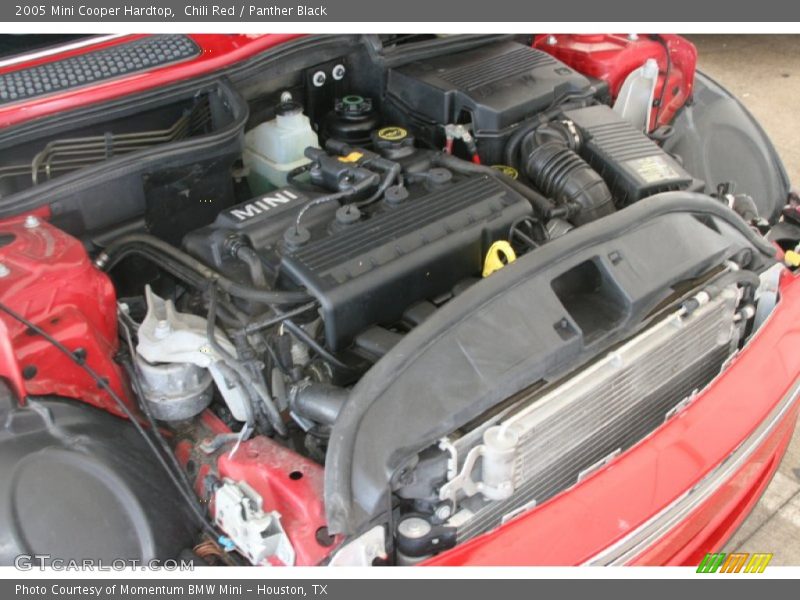 Chili Red / Panther Black 2005 Mini Cooper Hardtop