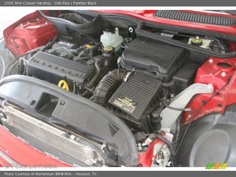 Chili Red / Panther Black 2005 Mini Cooper Hardtop