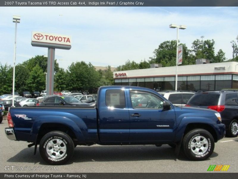 Indigo Ink Pearl / Graphite Gray 2007 Toyota Tacoma V6 TRD Access Cab 4x4