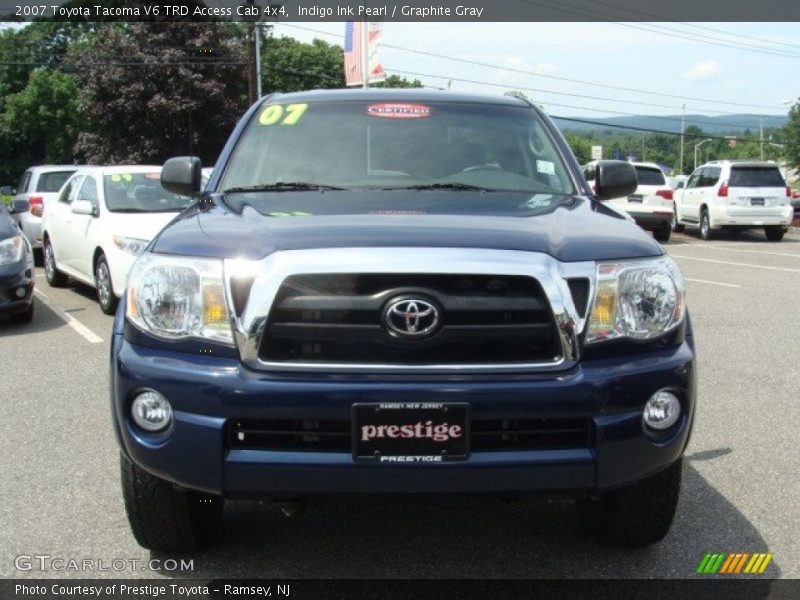Indigo Ink Pearl / Graphite Gray 2007 Toyota Tacoma V6 TRD Access Cab 4x4