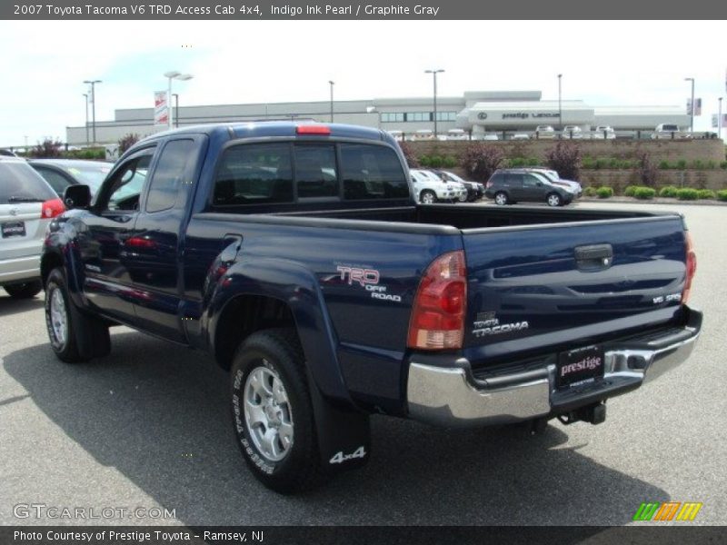Indigo Ink Pearl / Graphite Gray 2007 Toyota Tacoma V6 TRD Access Cab 4x4