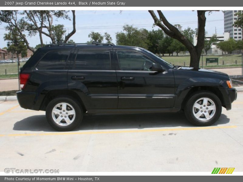 Black / Medium Slate Gray 2007 Jeep Grand Cherokee Laredo 4x4