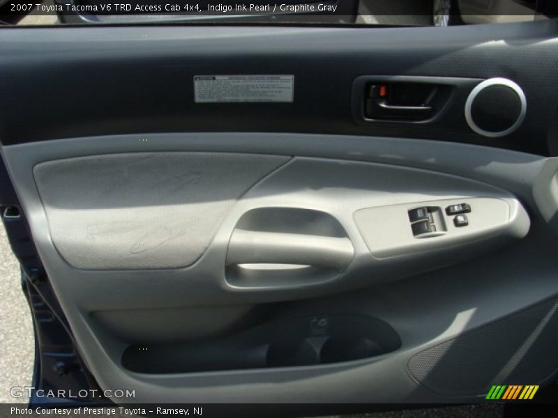 Indigo Ink Pearl / Graphite Gray 2007 Toyota Tacoma V6 TRD Access Cab 4x4