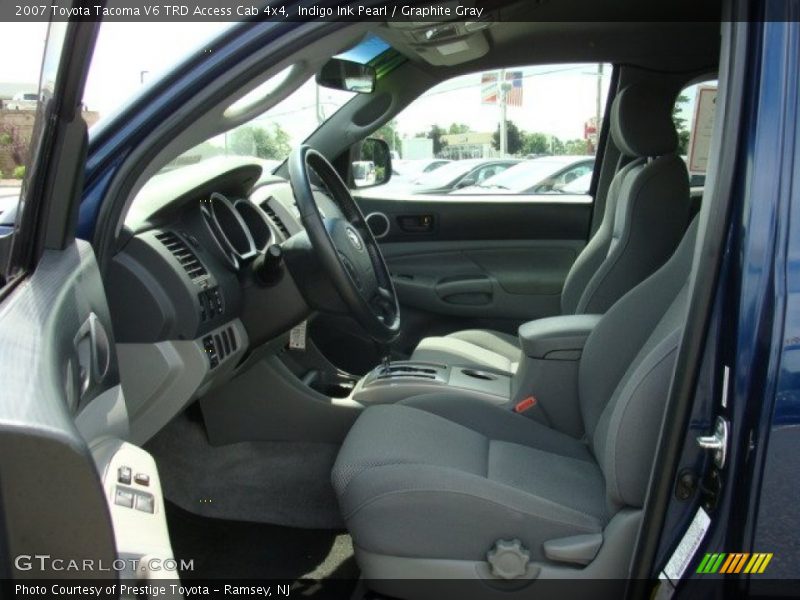 Indigo Ink Pearl / Graphite Gray 2007 Toyota Tacoma V6 TRD Access Cab 4x4