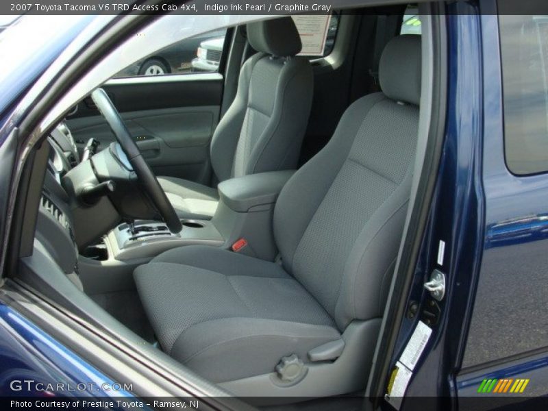 Indigo Ink Pearl / Graphite Gray 2007 Toyota Tacoma V6 TRD Access Cab 4x4