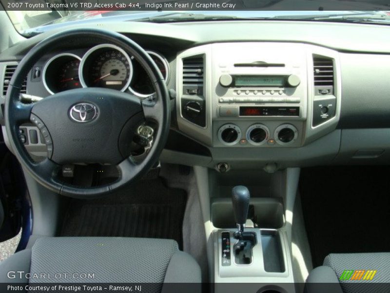 Indigo Ink Pearl / Graphite Gray 2007 Toyota Tacoma V6 TRD Access Cab 4x4