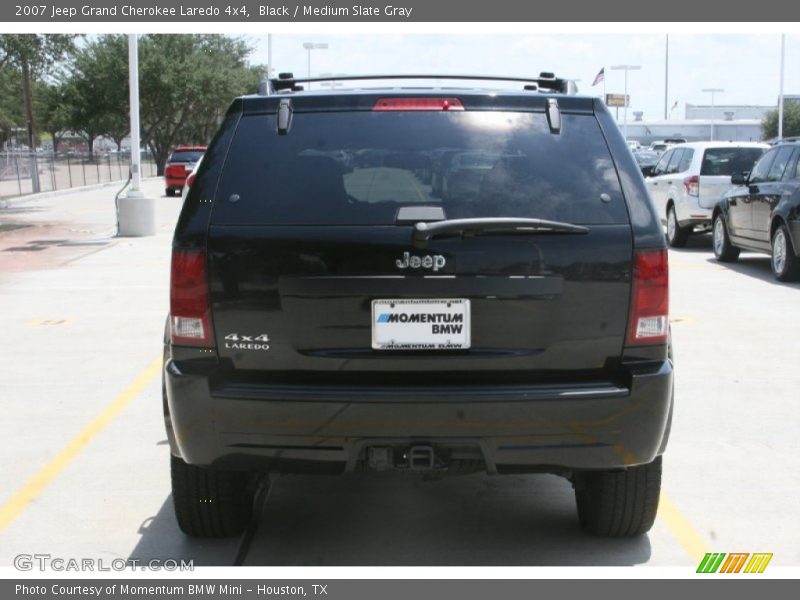 Black / Medium Slate Gray 2007 Jeep Grand Cherokee Laredo 4x4