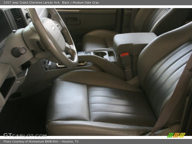 Black / Medium Slate Gray 2007 Jeep Grand Cherokee Laredo 4x4