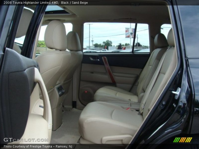 Black / Sand Beige 2008 Toyota Highlander Limited 4WD