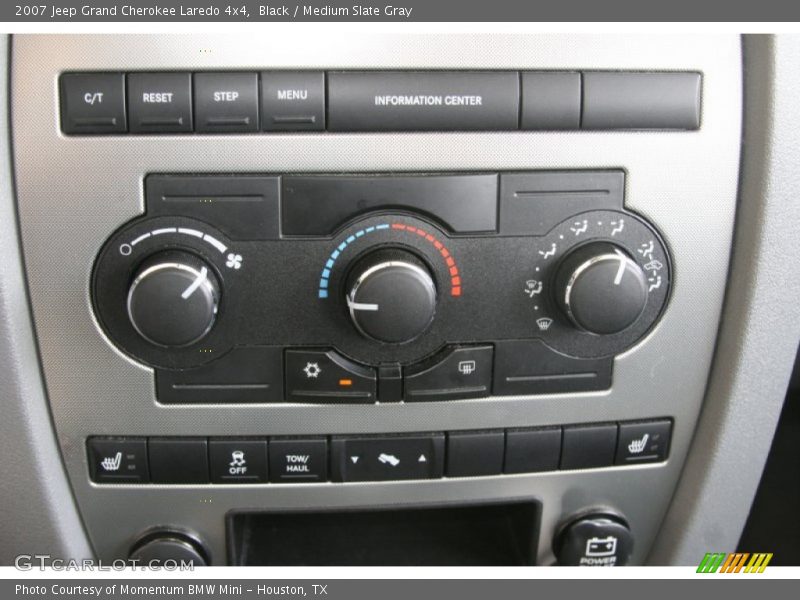 Controls of 2007 Grand Cherokee Laredo 4x4