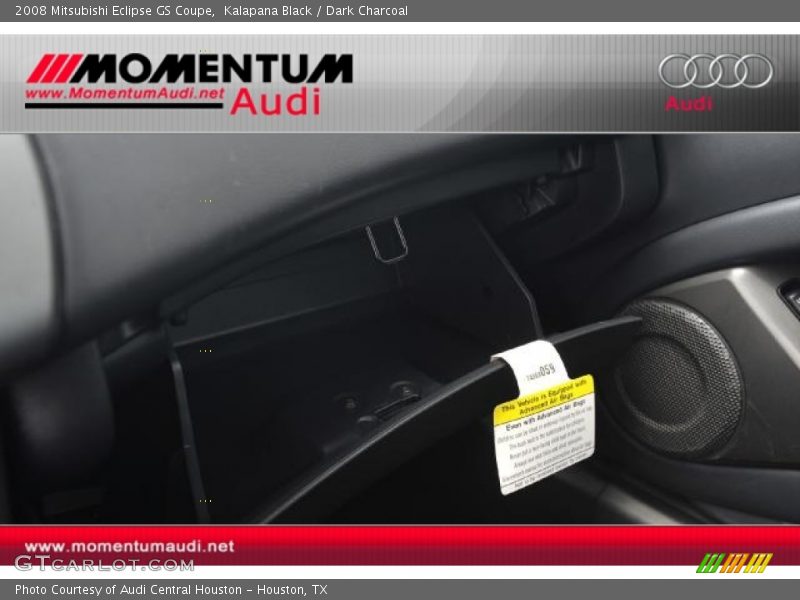 Kalapana Black / Dark Charcoal 2008 Mitsubishi Eclipse GS Coupe
