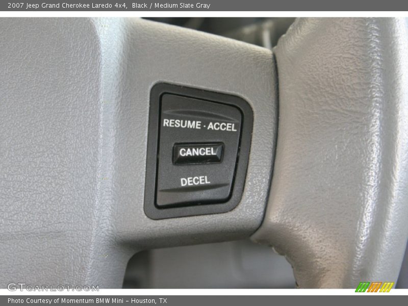 Black / Medium Slate Gray 2007 Jeep Grand Cherokee Laredo 4x4