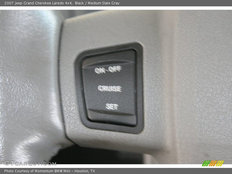 Black / Medium Slate Gray 2007 Jeep Grand Cherokee Laredo 4x4