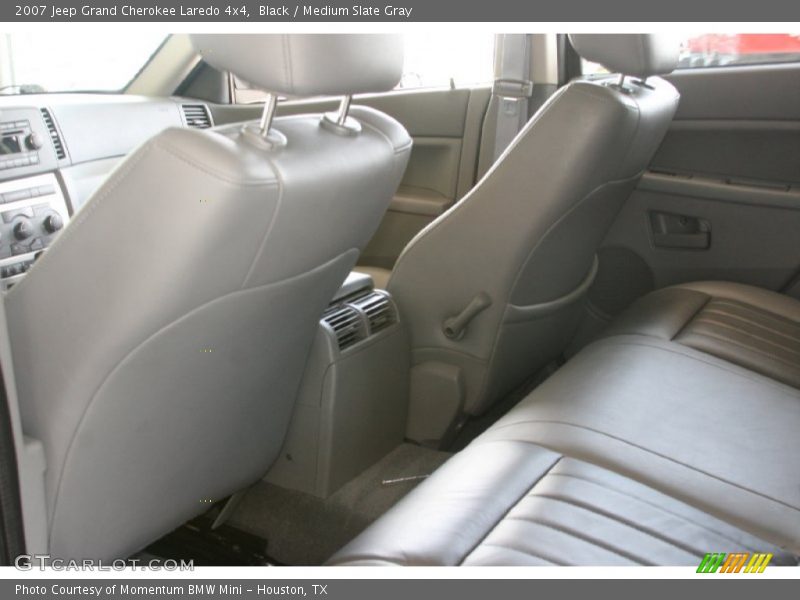 Black / Medium Slate Gray 2007 Jeep Grand Cherokee Laredo 4x4