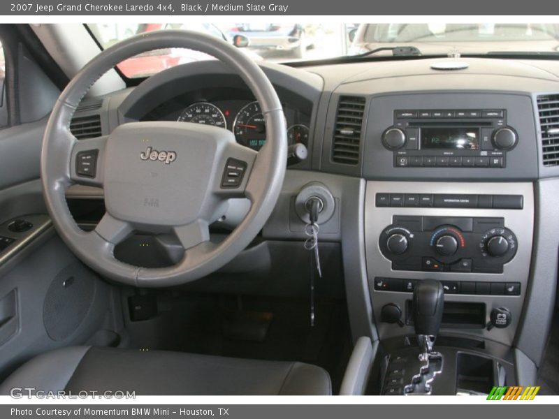 Black / Medium Slate Gray 2007 Jeep Grand Cherokee Laredo 4x4