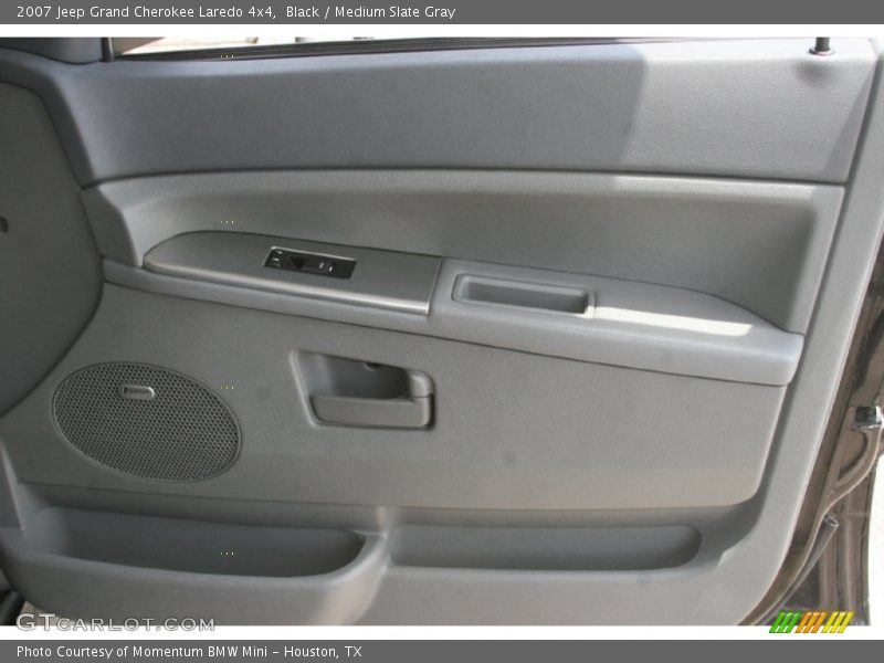 Black / Medium Slate Gray 2007 Jeep Grand Cherokee Laredo 4x4
