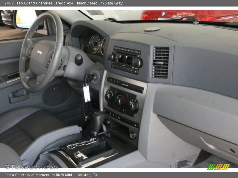 Black / Medium Slate Gray 2007 Jeep Grand Cherokee Laredo 4x4