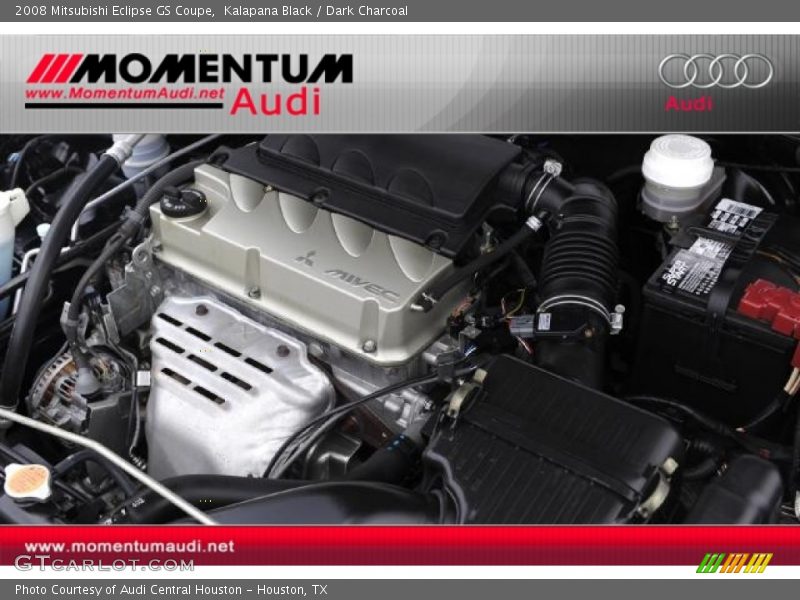 Kalapana Black / Dark Charcoal 2008 Mitsubishi Eclipse GS Coupe